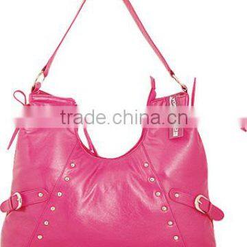 2015 wholesale hot sell cheap pu leather tote ladies bags