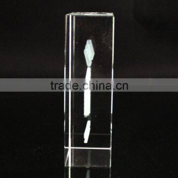 Custom Crystal Laser Engraving Cube for 2d & 3d Bus Image Picture photo-4