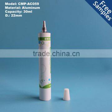 sharp mouth aluminium tube,toothpaste tube,ointment tube