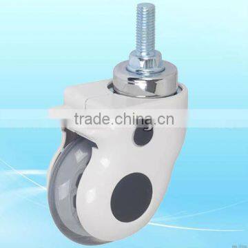 3 inch Transparent PU medical caster