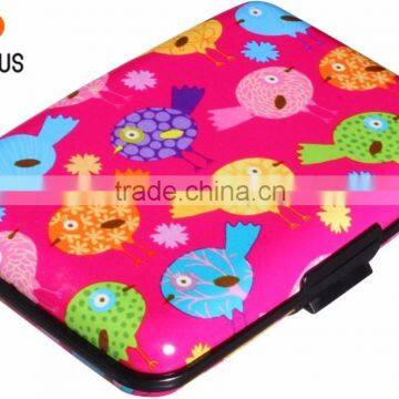 Luckiplus Inventory RFID Blocking Card Holder Colorful Aluminum Wallets Theft Blocker photo-4