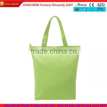 Green plain tote bags