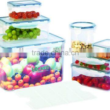 14pcs airtight water proof locked food storage GL5014C