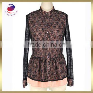 Autumn New Bud Silk Garment Blouse Ladies