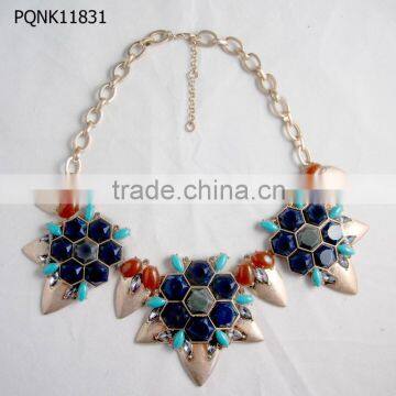 2015 wholesale fashion elegant big brand latest design beads necklace