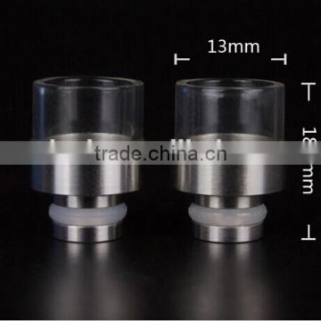 22 mm /28.5 mm base size wide bore colorful glass drip tips