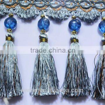 Latest Fashionable Curtain Lace Tassel and Fringe for Decorative