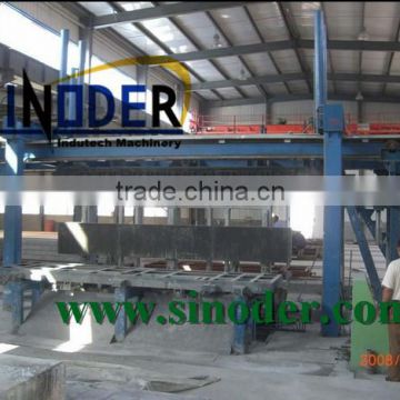 Supply Autoclaved Aerated AAC block Machinery, AAC block plant with capacity 30000-350000m3/year -- Sinoder Brand