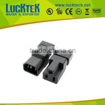 C14 to Nema 5-15R power adapter plug