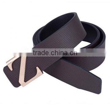 Brown Men pu belt fashion leather belt for man