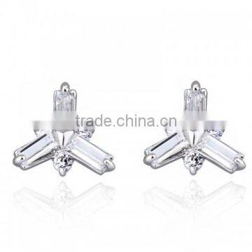 imitation jewelry,fake diamond earrings,metal earring