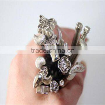 Leather Tools DIY Craft Leather Working Tools Metal Construction Leather Craft Tools Stamp Set
