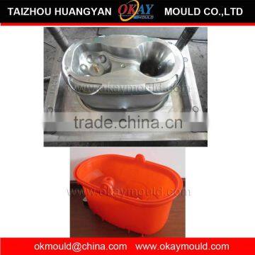 OEM custom plastic injection cleaning mop bucket mold manufacturer