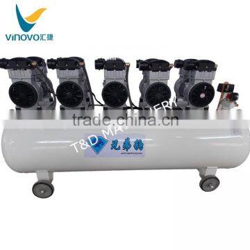 5 Motors China Medical Oil Free Air Compressing Machine