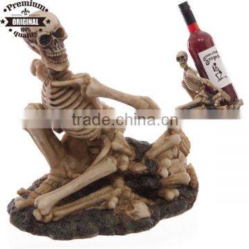 polyresin Skeleton Wine Bottle Holder