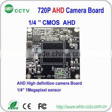 1/4" 720p CMOS 1MP AHD camera board