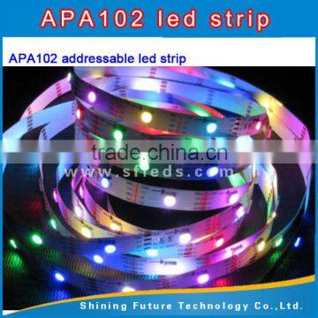 APA102 48 leds/m 5050 RGB SMD full color addressable IP20/IP65/IP67/IP68 led strip light 5V replace ws2801 ws2812B strip