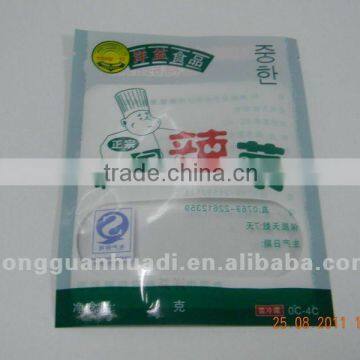 clear plastic food packing bag