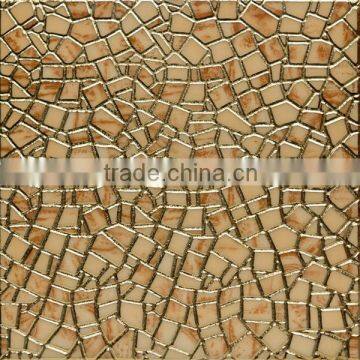 Gold Hand Made indoor polished crystal tile 300x300