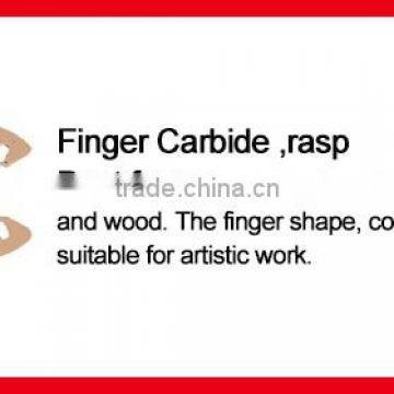 Finger-shaped Quick Release Carbide Oscillating Tool Saw Blade for Coarse Sanding of Fillers, Tile Adhesive, Concrete, Stone photo-2