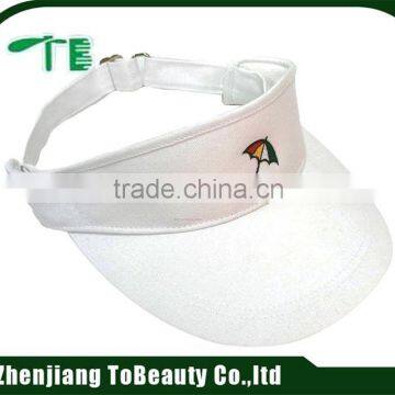 100%cotton embroidered long visor cap