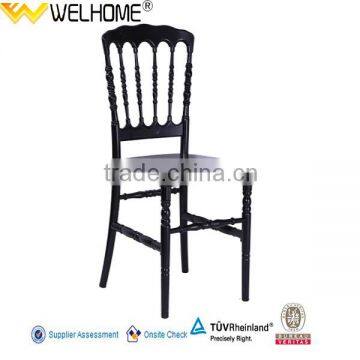 Good quality Best Price Black Resin Napoleon Chair