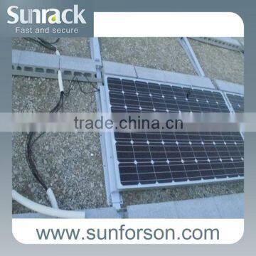 aluminum pv solar panel ballast mounting structure system