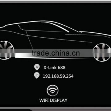 Car miiror link for car navigation GPS music,picture,video.Map share Streaming player