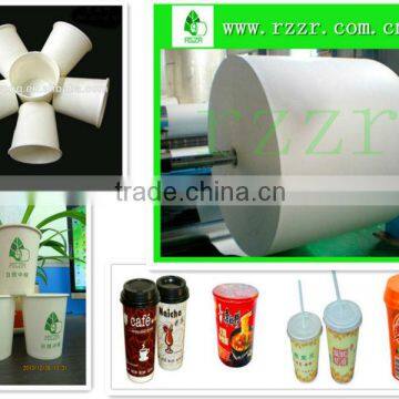 wood pulp poly coated paper board for paper cup/glass