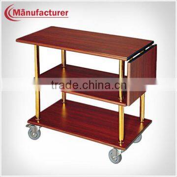 G-085 Best Quality Resturant Solid Wood Food Service Trolley Cart/Tea Trolley for Sale