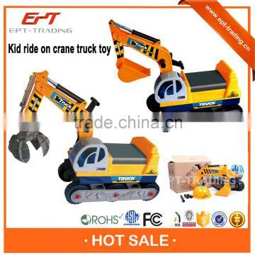 Baby ride on truck crane toy for sale