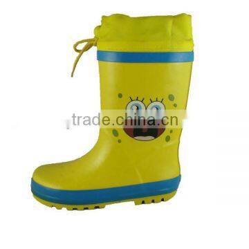 Europe SpongeBob SquarePants kid summer rain boots