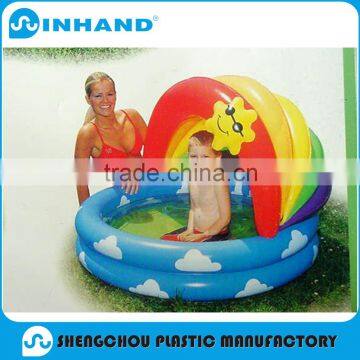 hot sale SEDEX baby pvc inflatable red swimming pool bathtub/baby water swimming pool