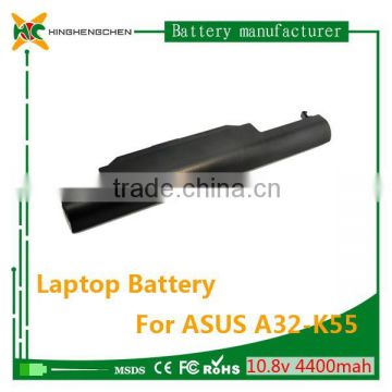 Portable battery charger for asus laptop A32-K55 battery