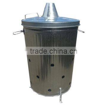 Galvanized garden Incinerator