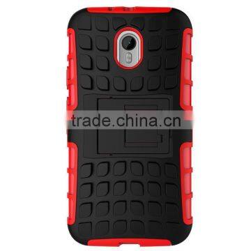2015 Original 2 In 1 Pattern Silicone and PC Rugged Hybrid Heavy Duty Case for Motorola Moto g3 Made in China photo-4