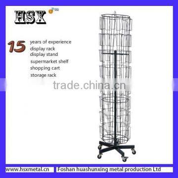 customized bookstore/cheap greeting card racks display HSX-Z-432