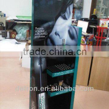 Cosmetic series store design good quality wood display stand