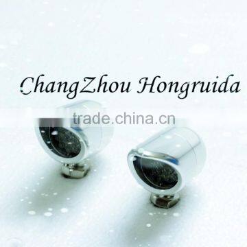 2x Black Amber Metal ALUMINUM Mini Bullet Turn Signals Blinkers for BOBBER Cruiser Chopper Custom photo-3