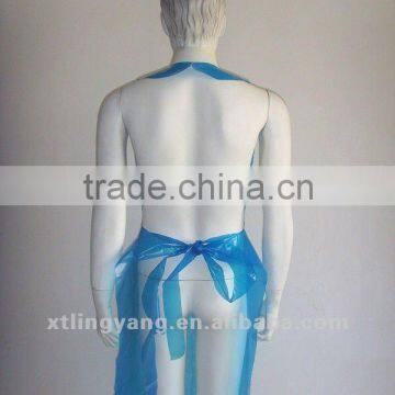 Plastic Blue Disposable Hospital Apron photo-3