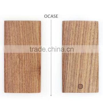 High Quality customized real Wood Power Bank 8000mAh for phones