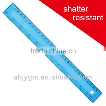 Hot Sale 30X3.6CM Shatter Resistant Straight Ruler/flexible ruler