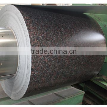 China suppliers marble pattern color coated steel sheet coil