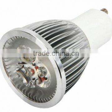 ultra bright 3x2w 5w 6w gu0 high power led spot light 75H