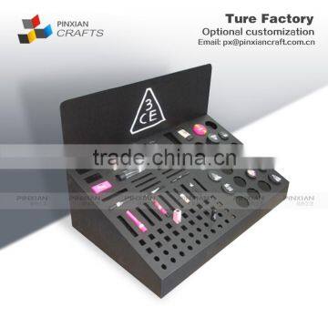 customized Black multi-function cosmetics display stand