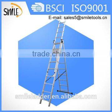 En131 Approved High Quality Aluminum Extension step Ladder