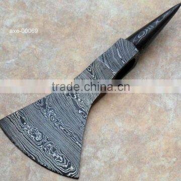 Hanndmade damascus Axe head