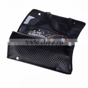 High quality pu leather cosmetic bag jewelry bag for travelling