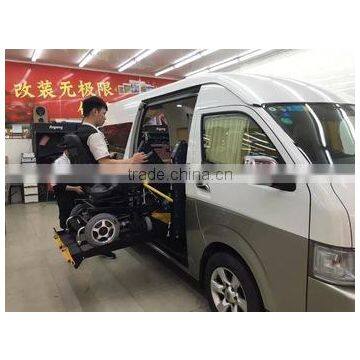 Electric wheelchair platform lift for van loading capacity 350KG with CE certificate