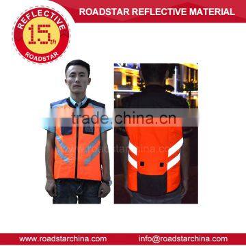 600D PU Coating Oxford Fabric Reflective Safety Vest photo-4